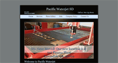 Desktop Screenshot of pacificwaterjetsd.com
